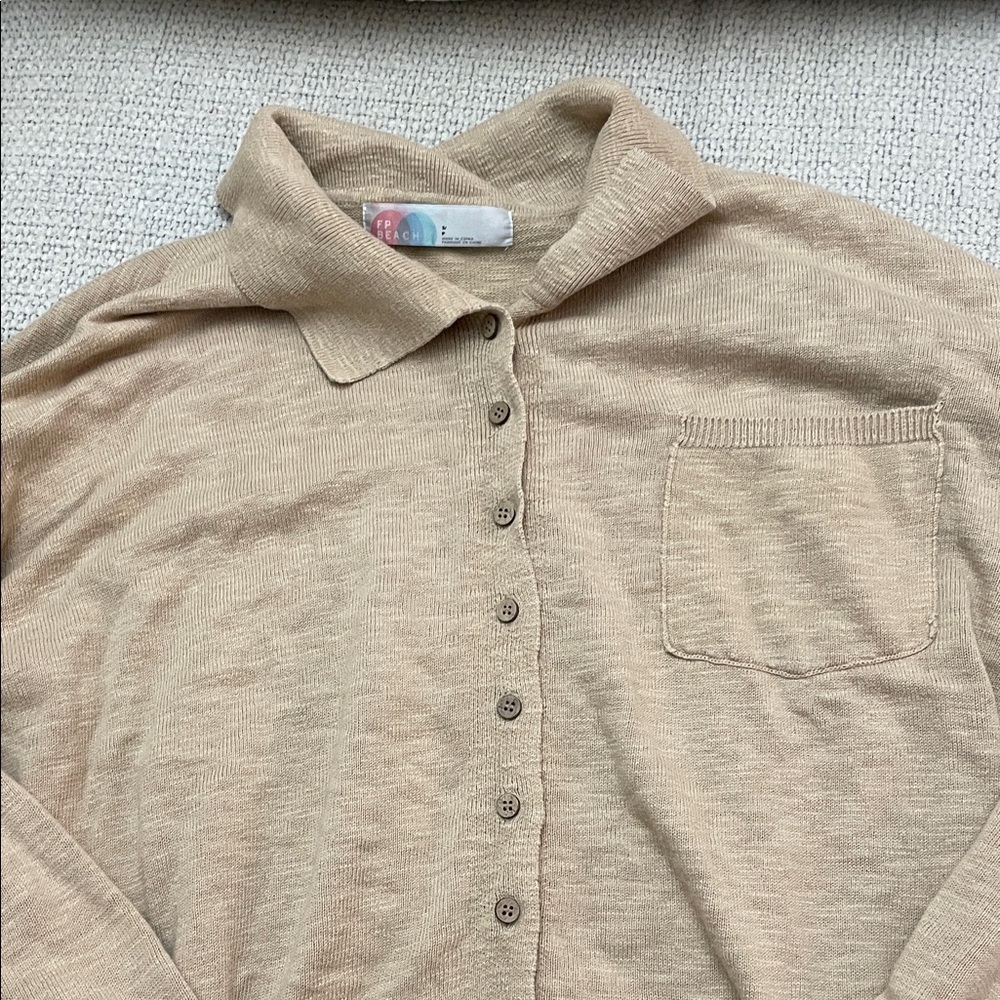 FP Beach Button-Up Cardigan - Picture 2 of 5